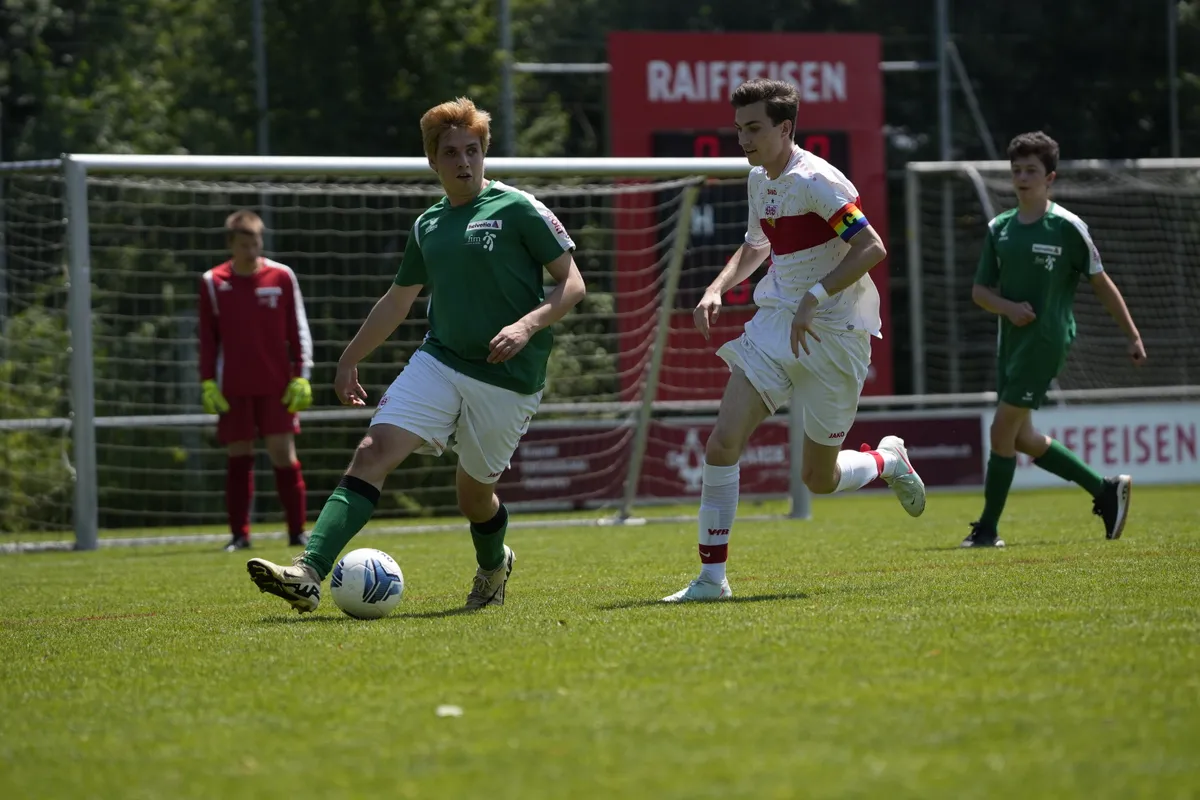 Inclusive football match day in Wolhusen