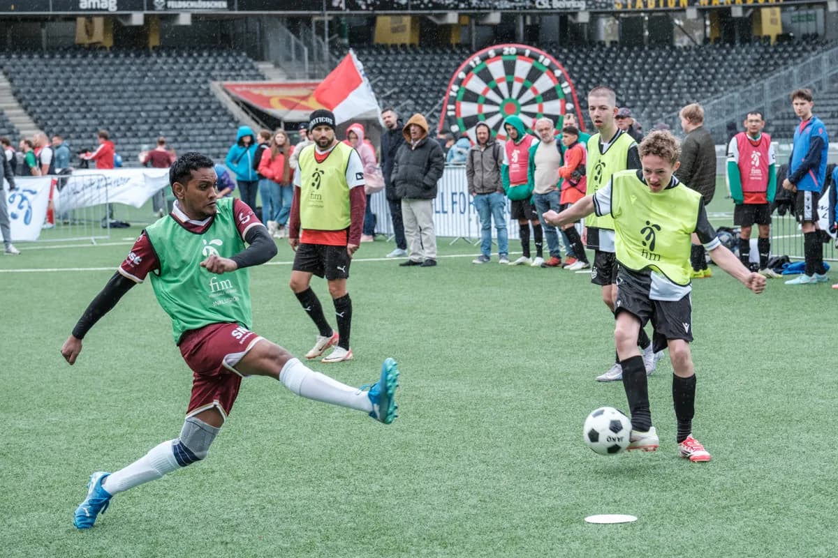 Swiss Inclusion League match at Gründenmoos Stadium