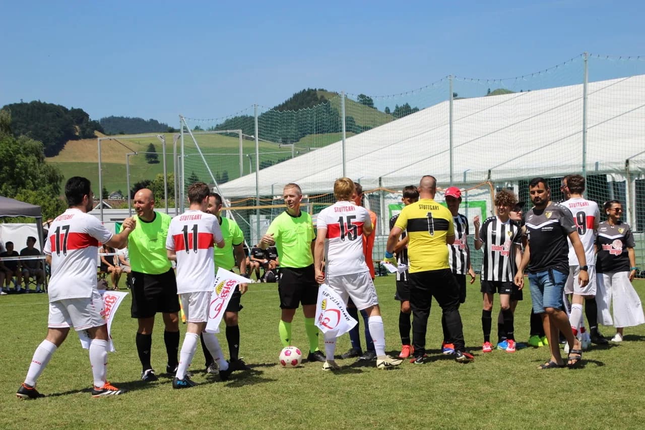 FC Buchs, FC Sevelen and FC Trübbach face VfB Stuttgart